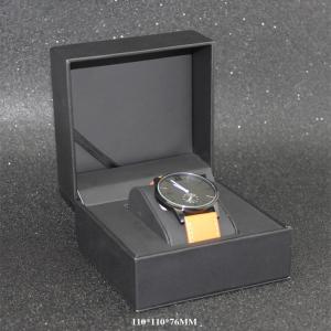Quality Black Classic Watch Storage Box , Personalized Watch Case CE SGS Listed wholesale