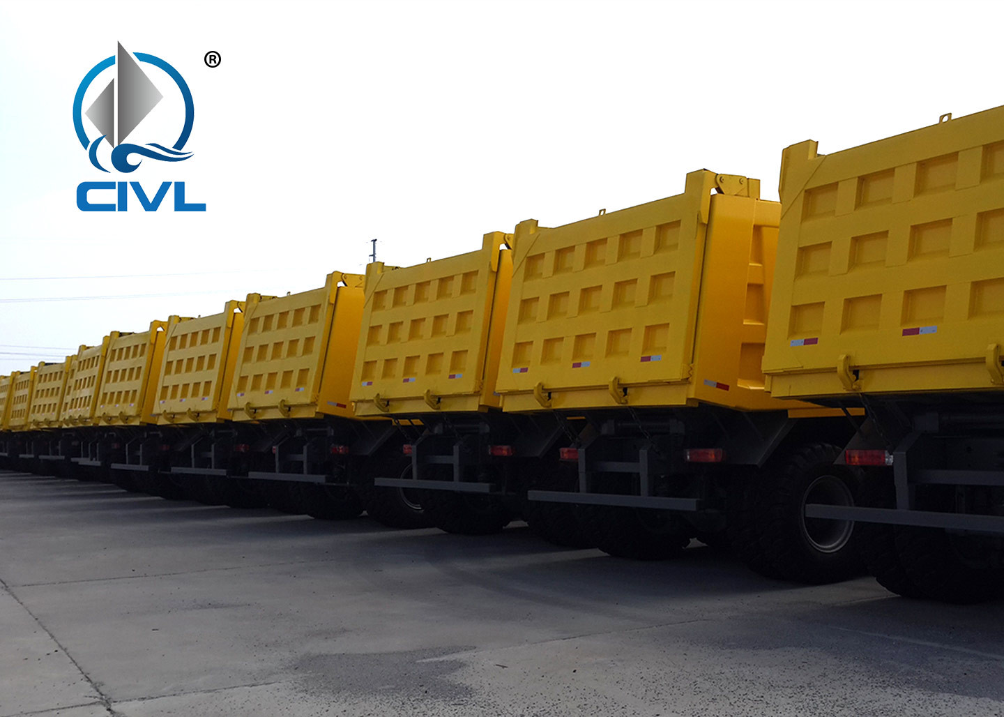 Mining Tipper Truck Mining Dump Truck , 50 Tons 371 Hp Mining Dump Truck