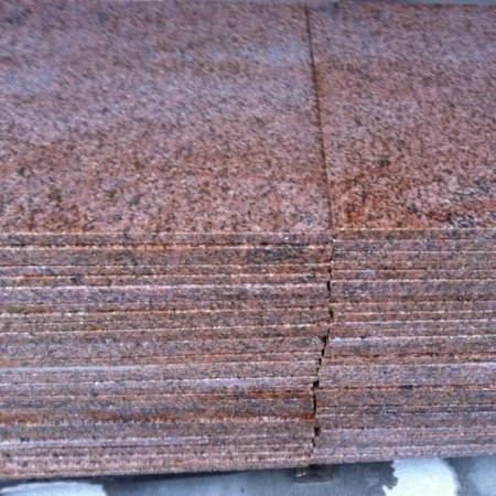 Ultra Large G562 Red Granite Stone Tiles , Granite Bathroom Tiles Hard Texture