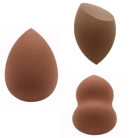 3 Pieces Makeup Egg Sponge Puff Cosmetic Microfiber Spong Egg Foundation Powder