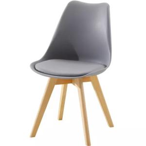 Quality Beech Leg Grey Dining Chair 240 Pounds Weight Capacity Anti Skid wholesale