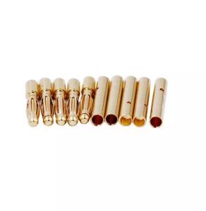 Quality 3mm Gold Bullet Banana Plug Connectors 80A/60A Durable For RC Car wholesale
