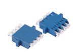 SC Shape LC Quad Fiber Optic Adapter for CATV System , Optic LAN