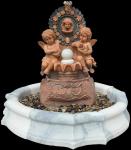 Burnish Female Naked Statue , Sandstone Naked Lady Garden Statue