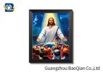 Black Frame Lenticular Flip Christian Blessed Vigin Mary Poster Religion Wall