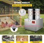 Chicken Plucker De-Feather Machine Commercial Poultry Duck Goose Plucker Feather