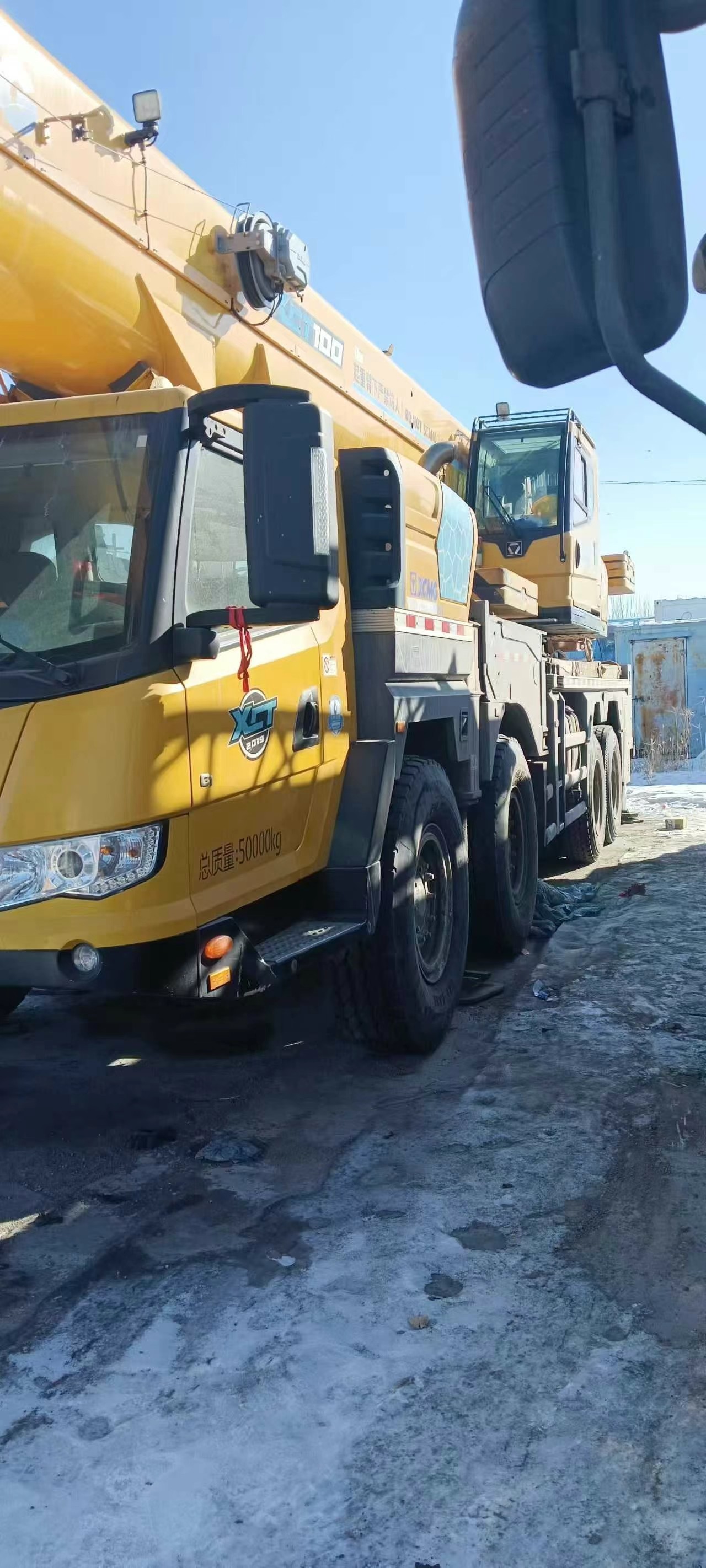 Used XC MG Mobile Truck Crane 80 Tons For Construction Company Inventory Direct Sale
