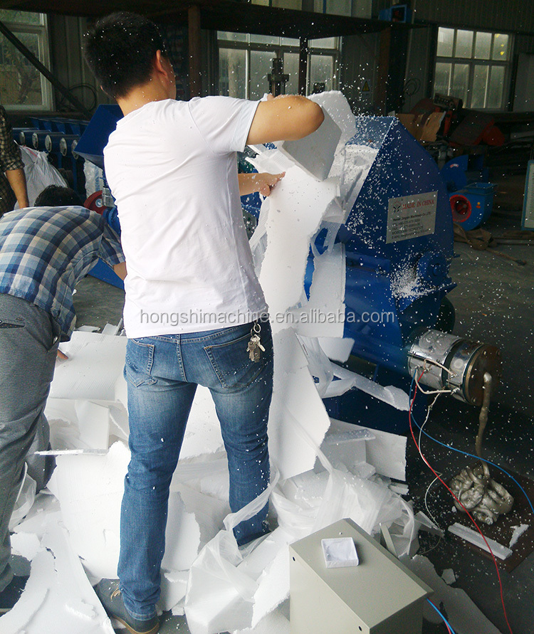 Automatic foam crusher machine / EPS foam molding machine /Polystyrene foam hot melting recycling machine