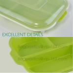 5 Compartment Lunch Box Disposable Plastic Food Container, biodegradable Fast