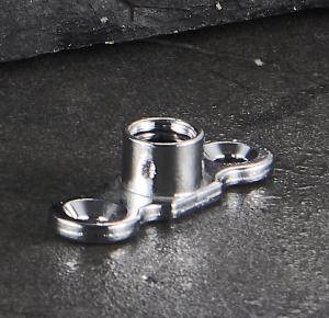 Quality 3/4 Brass Pipe Clamp Metal Conduit Clamp Chrome Plated Water Throwing Surface Treatment Securely wholesale