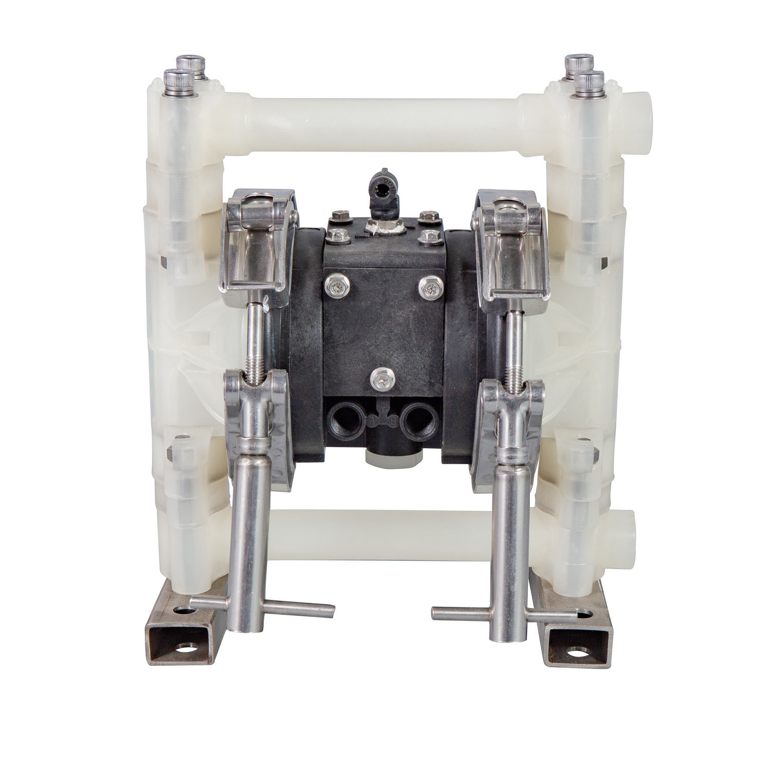 3/8" Low Pressure Diaphragm Pump Plastic Air Actuated Pump For Acid