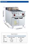 Gas Connection R13/4 103Kg Commercial Kitchen Cooking Equipment for Large