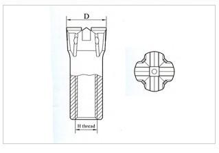 Impregnated Diamond Core Bits PQ For Rock / Mineral Exploration Industrial