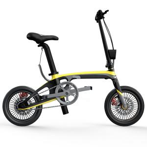 Quality Carbon Fibre Lightest Folding Electric Bike 250W With Sealed Axis wholesale