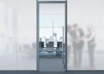 Clear Brushed Textured Static Privacy Window Film 0.8mm UV Heat Resistant Window