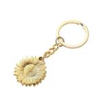Sunflower Shape Sublimation Key Chain Blanks Angel Wings Keyring For Heat