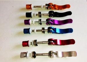 Quality Outdoor Bicycle Quick Release Aluminium Alloy Bike Seat Post Clamp Skewer Bolt Mountain Bike Road Bike Seat Tube Clamp wholesale