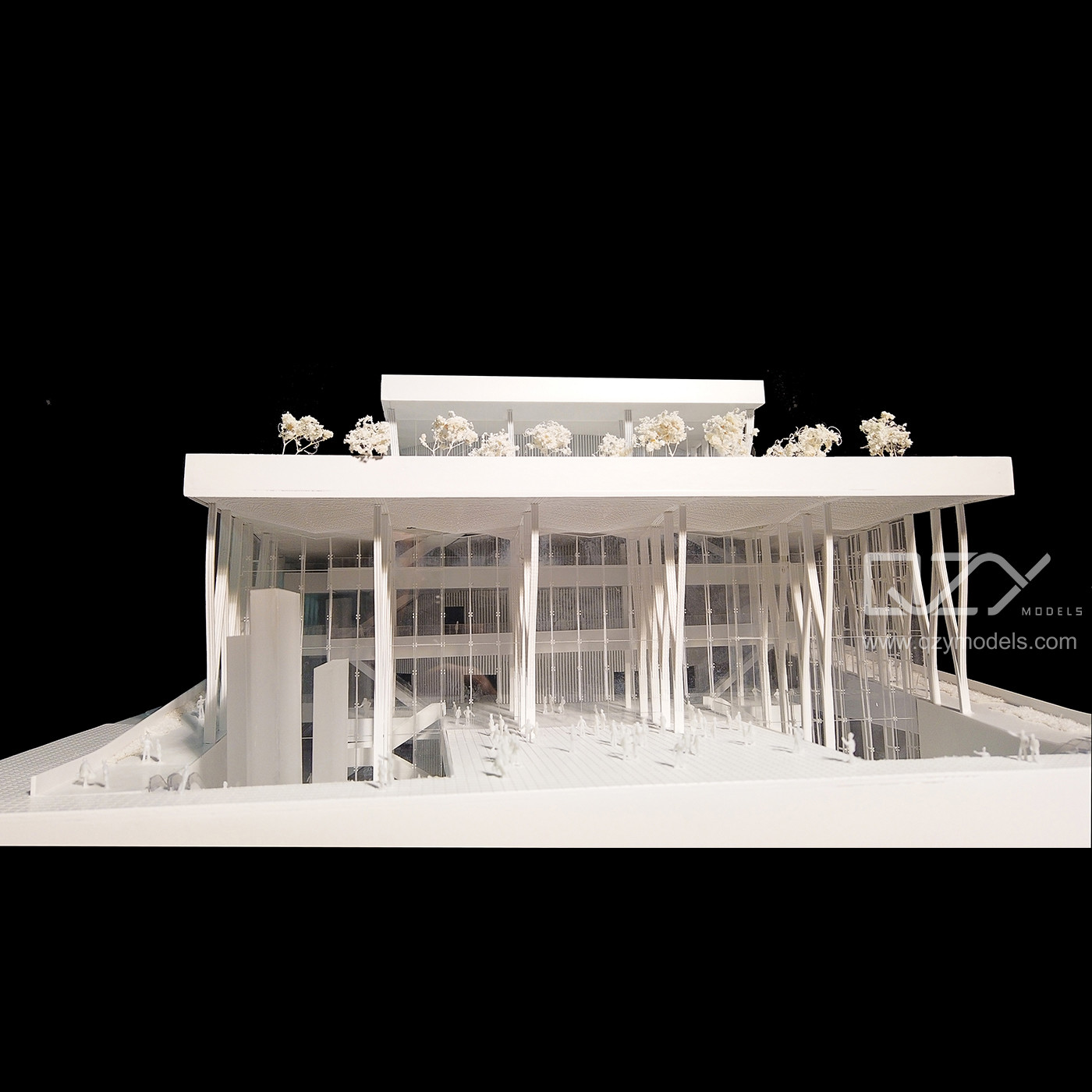 Wooden Conceptual Art Model - PES 1:300 Shenzhen Financial Culture Center Scheme Model