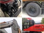43.6kw 7t Earth Excavation Machine HT75W With Four Wheel