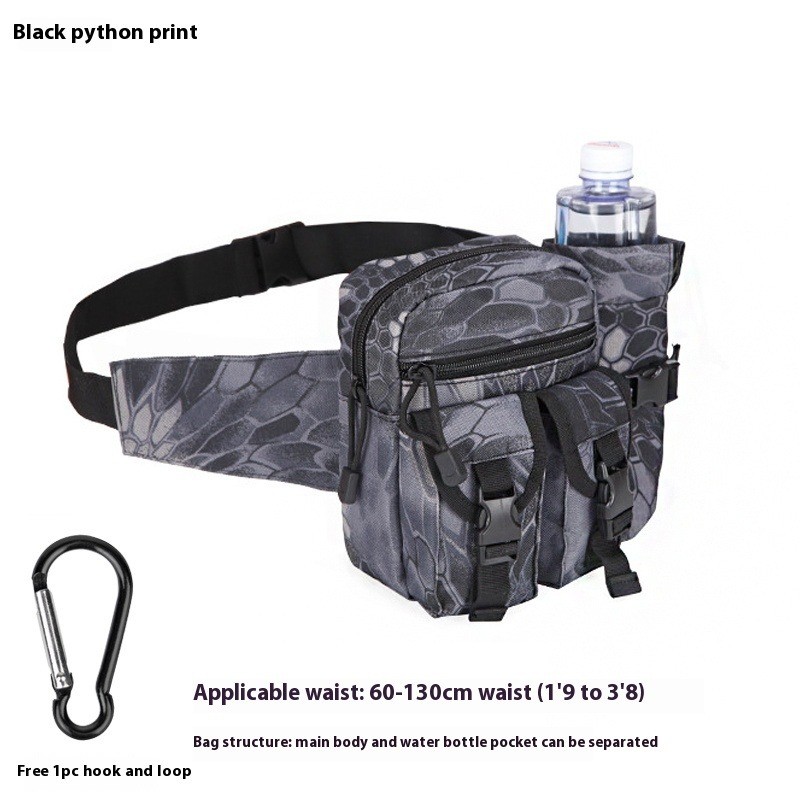 Fanny Pack Men'S Multi-Functional Sports Waterproof Small Fanny Pack Kettle Satchel Outdoor Riding Fishing Travel Kit
