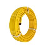 PVC Plastic Coated Copper Gas Pipe , SS304 yellow plastic pipe