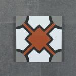 Encaustic 200x200mm Floor Ceramic Rustic Tiles For Bathroom And antibacterial