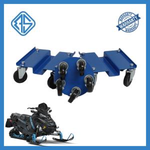 Quality Portable Auxiliary Heavy Duty Snowmobile Dolly Cart 8 Inch Plate Rubber Wheel wholesale