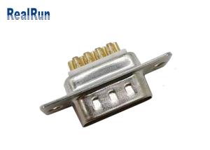Quality DB 9P 180° Straight Solder D Sub Male Connector Gold Plated PBT wholesale