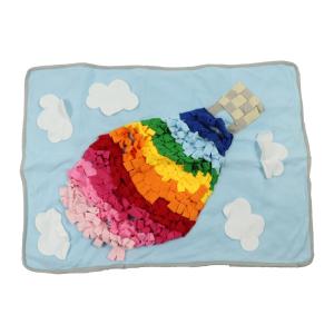Quality Hot Air Balloon Dog Snuffle Pad Cat Washable Sniffing Dog Feeding Mats 80x60cm wholesale