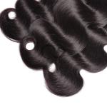 Natural Black Body Wave Remy Human Hair Bundles Sew In Weave Bundles Brazilian