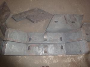 Quality Sill Bar of High Chromium Cast Iron Chute Liners Made in China Hardness more than HRC50 wholesale