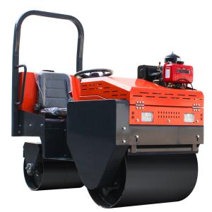 Quality Road Construction Double Drum Roller 850kg Impact Compactors with 45L Water Tank Capacity wholesale