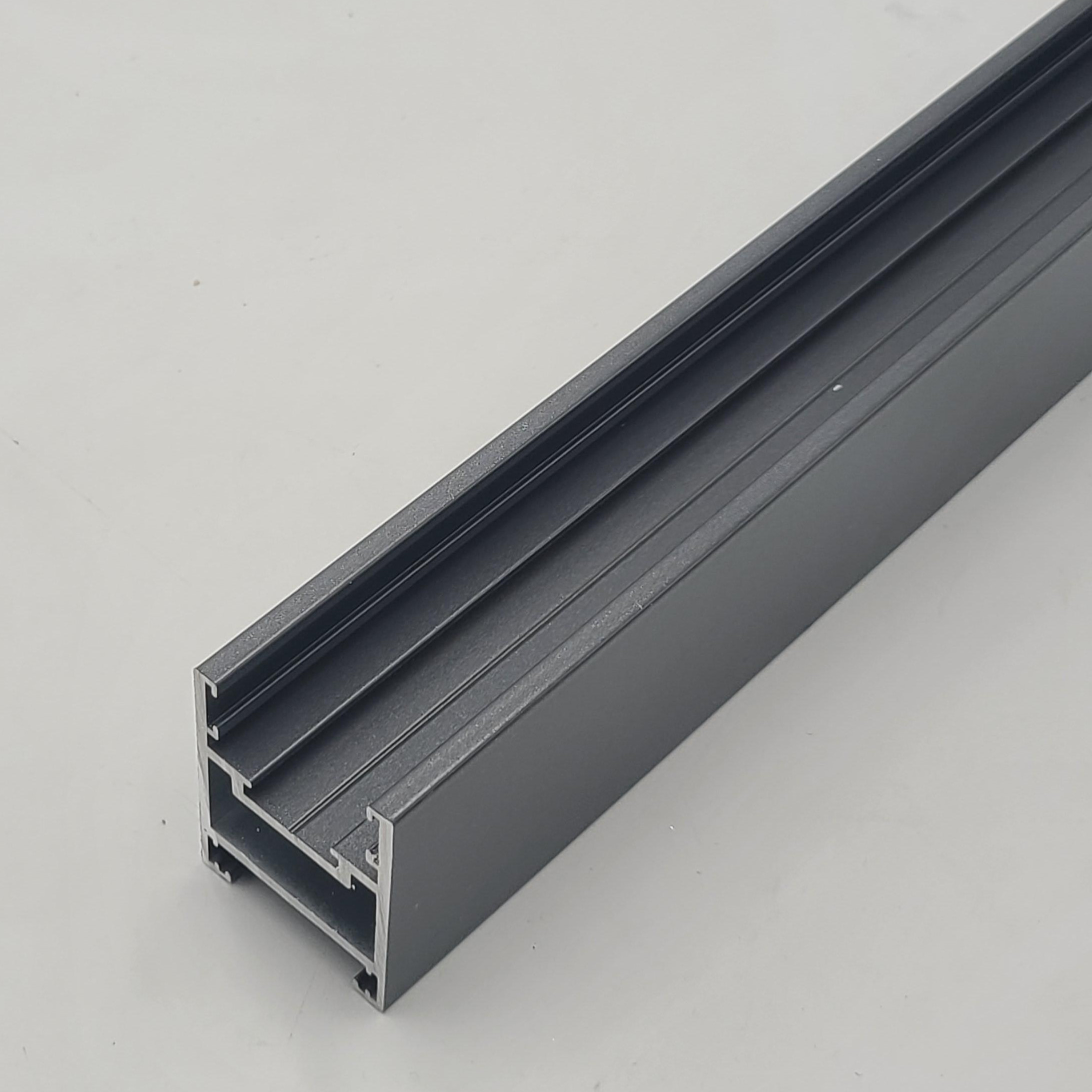 Silver Electrophoresis Aluminium Channel Profiles For Advertising / Exhibition