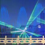 High Spray Laser Water Projector Screen 380V 220V