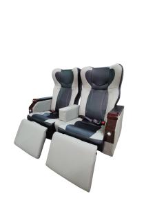 Quality High Density Cushion Luxury Coach Seats , Deluxe Bus Seats Strong Steel Frame Structure wholesale