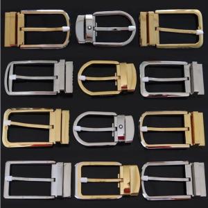 Quality 34MM Female 304 Stainless Steel Silver Color Metal Belt Buckle With Screws wholesale