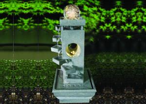 Quality Contemporary Step Glass Ball Sandstone Water Fountain wholesale