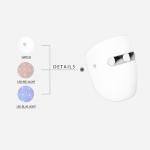 Infrared Facial Rejuvenation 3 Colors Led Facial Mask Red Light For Skincare