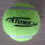 natural rubber bladder toy tennis balls