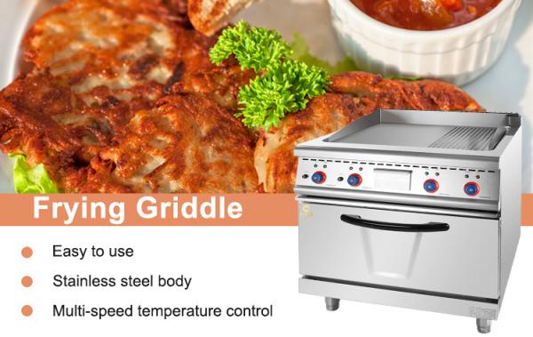 Commercial Electric Restaurant Cooking Equipment with Stainless Steel Griddle