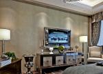 Good Lightfastness Modern Removable Wallpaper Gray Gold with Natural Plant