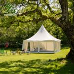 Restaurant Catering Outdoor Dining Tent 5x5m PVC Canvas Pagoda Shelter