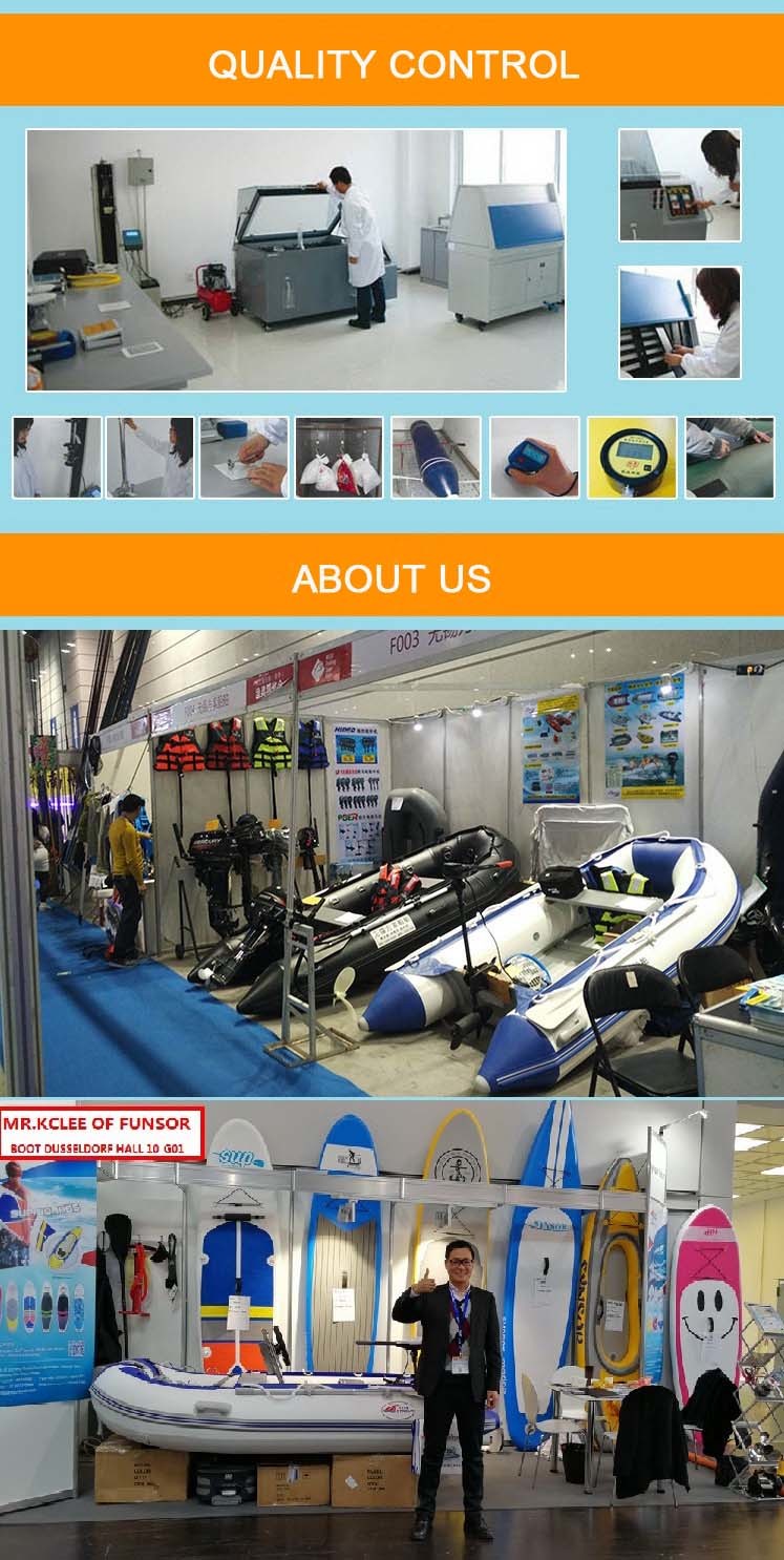 Marine Equipment RIB 480D Rigid Fiberglass Inflatable with Outboard Motor