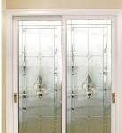 decorative glass usded in French door
