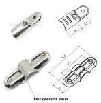 Pipe Rack Lean Tube Connector Metal Material 2.0mm Thickness For Trolley