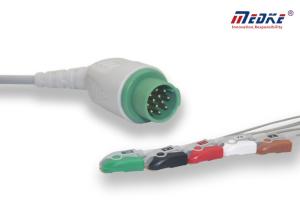 Quality 12Pin Snap 5leads Biolight M7000 Patient Monitor Medical Cables wholesale