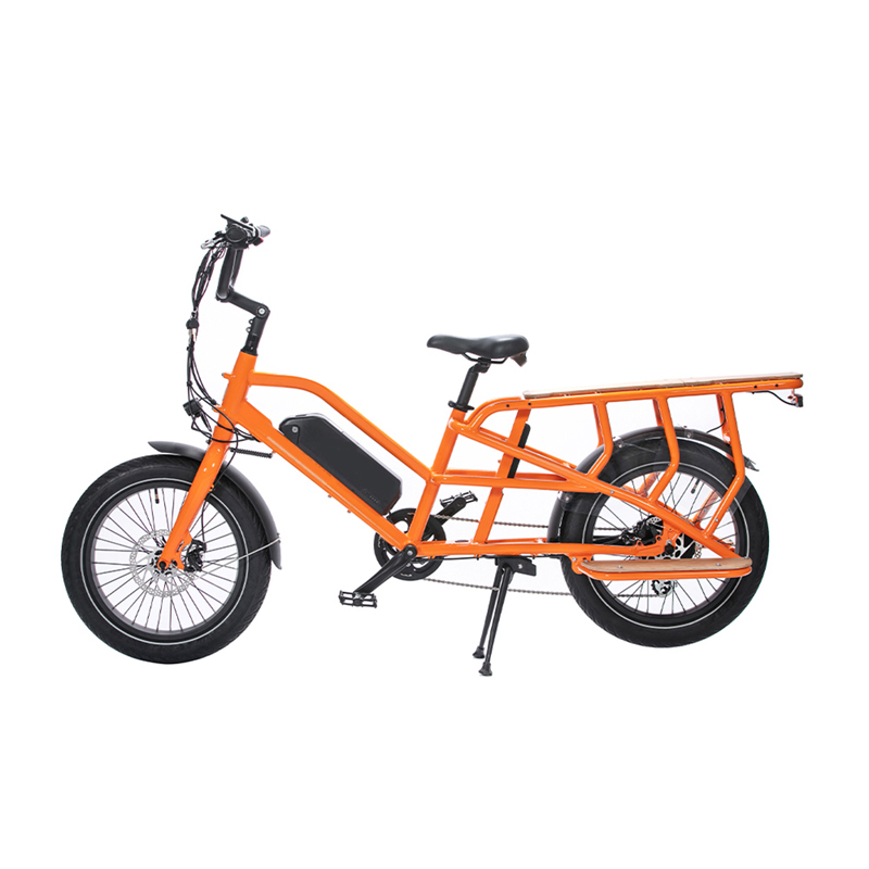7 Speed Aluminum Alloy Frame Electric Delivery Bike for Family Dual Battery Fat Tire