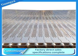 Quality Argon Welding SS316 Knuckled Plate Chain Conveyor wholesale