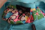 80% Viscose 20% Nylon Blue Cardigan Womens Fashion Chunky Cardigan Womens
