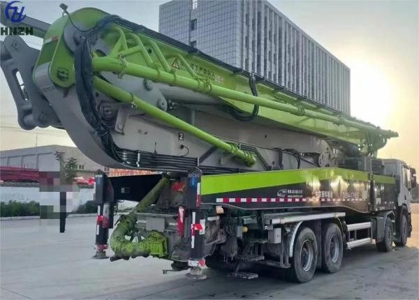 Used Zoomlion Concrete Pump Truck ZLJ5540THBSF 67X-6RZ Manufactured In 2021